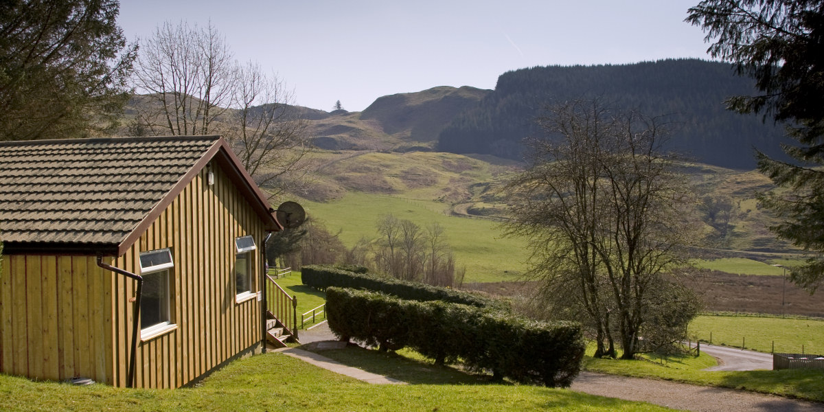 View towards Conifer Lodge
